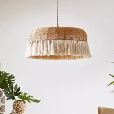 نجف معلق بوهو تاسل بتصميم بوهيمي يدوي ــ تسوق أفضل سعر الان