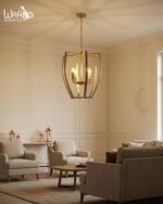 Modern Gold Lantern - Image 2