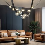 Celestial Leather Chandelier - Image 4
