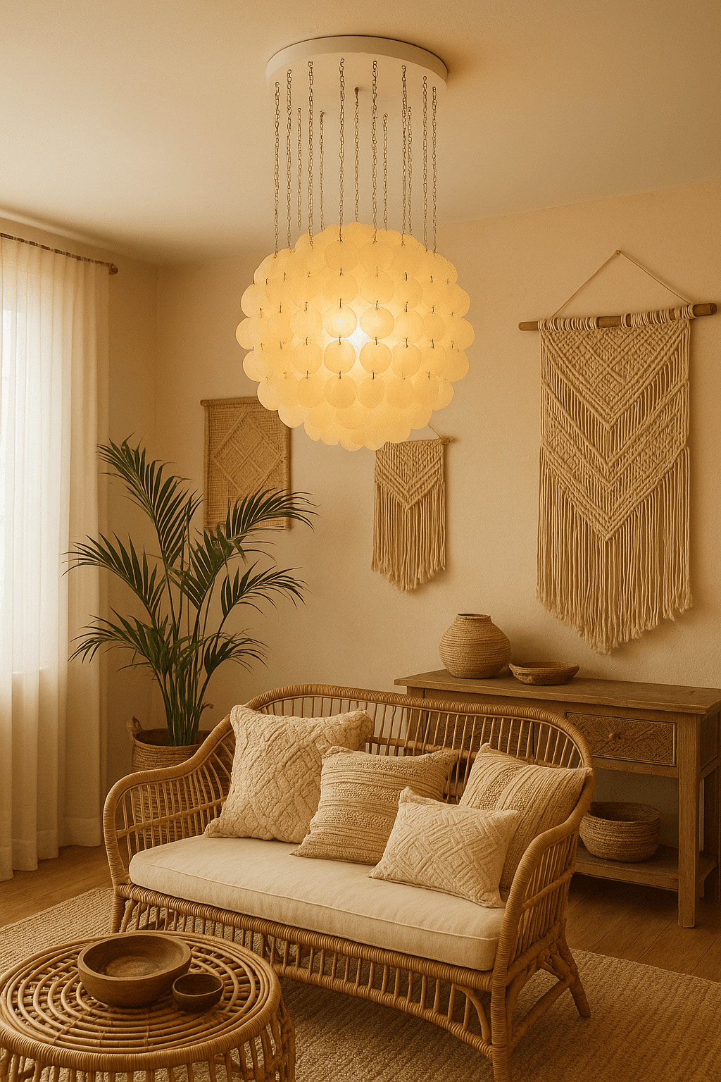 4EE5A44F-92BF-4BE4-8686-EAE6EA168023_50fa0427-d7a9-4707-baec-bb70fe8b7c43 Cloudy Pearl Disc Chandelier - Image 1