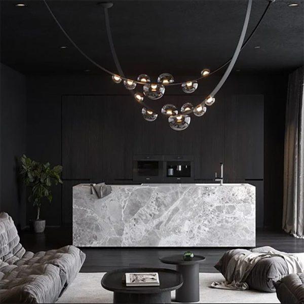 Celestial Leather Chandelier