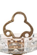 ⁦طفاية كريستال ونحاس فخمة⁩ - الصورة ⁦3⁩