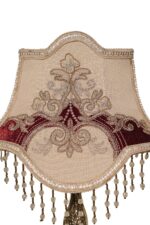Royal Brass & Marble Bedroom Lamp - Image 3
