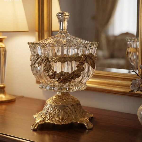 Luxurious Crystal Bonbonniere Gold