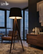 Modern Black Edition Tripod Floor Lamp
