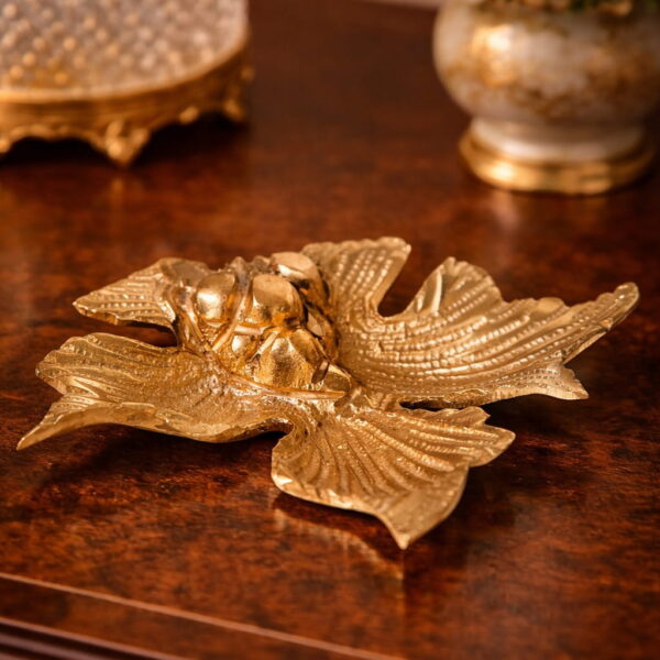 Artisanal Brass Leaf Masterpiece