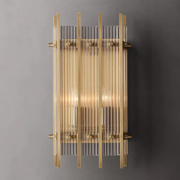 Velmora Linear Gold Wall Light