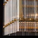 Modern Linear Crystal Chandelier - Image 6
