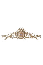 Royal Gilded Crest Pediment - Image 2