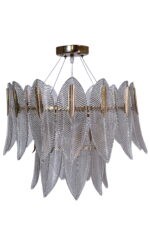 Gilded Laurel Leaf Chandelier - Image 10