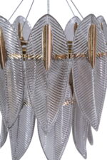 Gilded Laurel Leaf Chandelier - Image 12