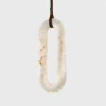 The Aura Link Petite Alabaster Drop Pendant