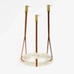 The Celine Collection Circular Alabaster Halo Chandelier - Image 8