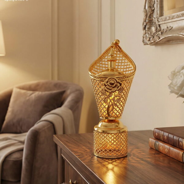 Gilded Rose Filigree Burner