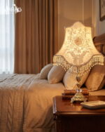 Victorian Rose Guipure Lamp