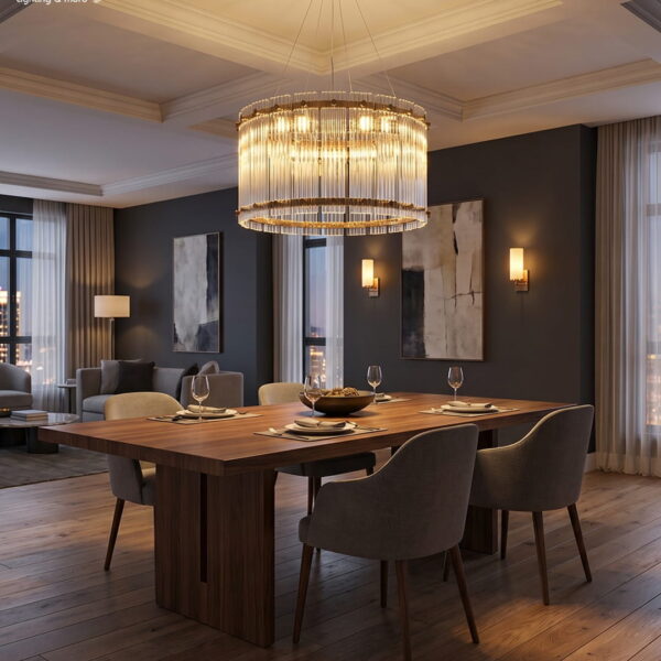 Prism Drum Chandelier