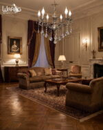 Antique Medal Chandelier