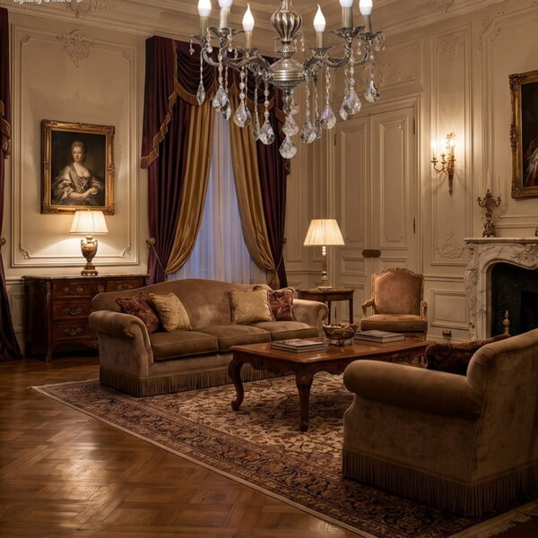 Antique Medal Chandelier