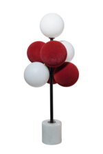 Red Art Cluster Table Lamp - Image 2