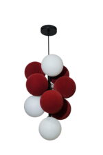 The Crimson Bloom Pendant Light - Image 2