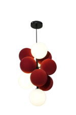 The Crimson Bloom Pendant Light - Image 3