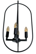Obsidian Halo Cage Chandelier - Image 3