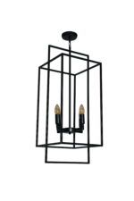Obsidian Frame Prism Chandelier - Image 5