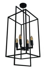 Obsidian Frame Prism Chandelier - Image 6