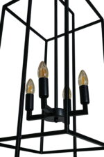 Obsidian Frame Prism Chandelier - Image 2