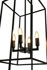 Obsidian Frame Prism Chandelier - Image 4