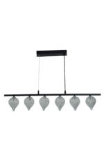 Noir Droplet Linear Chandelier - Image 4