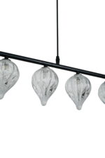 Noir Droplet Linear Chandelier - Image 5
