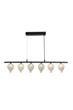Noir Droplet Linear Chandelier - Image 2