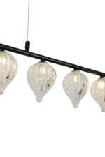 Noir Droplet Linear Chandelier - Image 3