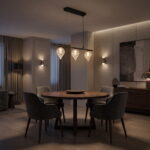Linear Glass Chandelier
