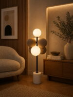 Beige Harmony Cluster Table Lamp