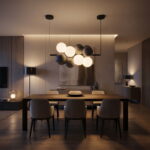The Midnight Stone Chandelier