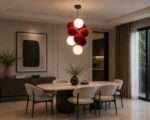 The Crimson Bloom Pendant Light