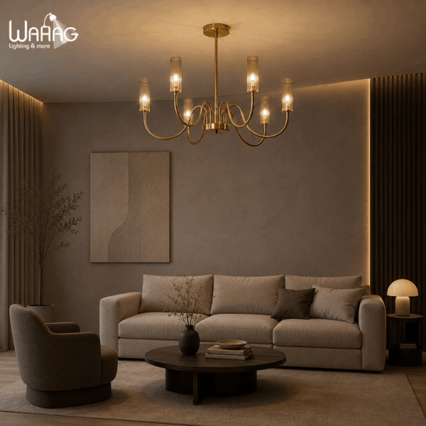Aura Gold Chandelier
