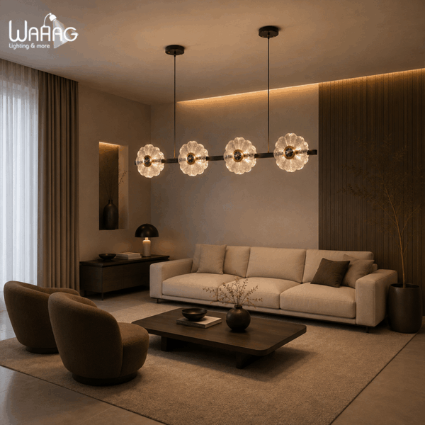 The PETAL Linear Chandelier