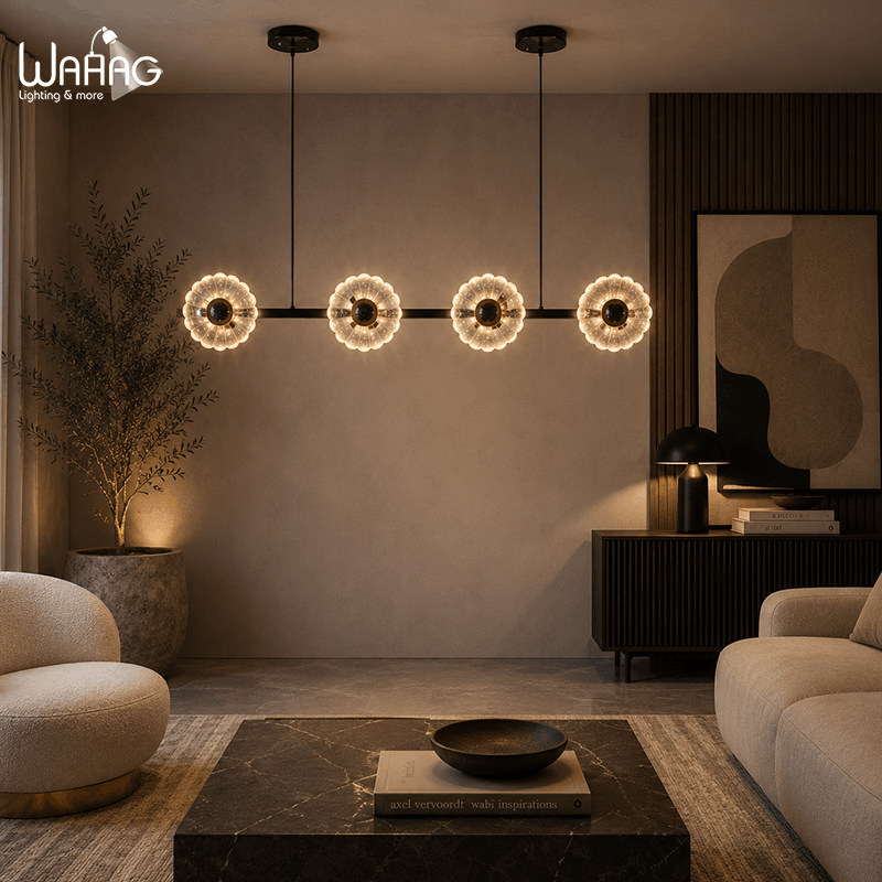 25 (1) The AUREAL Linear Chandelier - Image 1