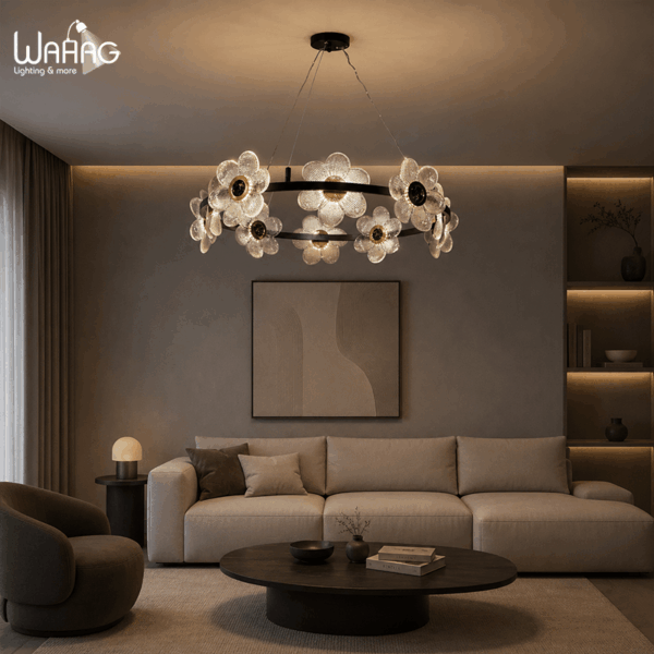 The BLOOM Ring Chandelier