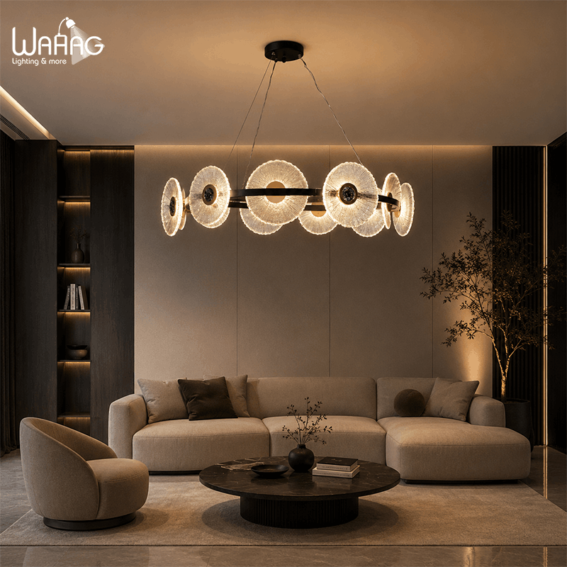 5 (1) The CORONA Ring Chandelier - Image 1