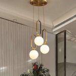 Modern Triple Globe Pendant Light - Image 3