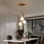 Modern Triple Globe Pendant Light - Image 2