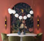 Modern Orbital Pearl String Chandelier 120cm - Image 10
