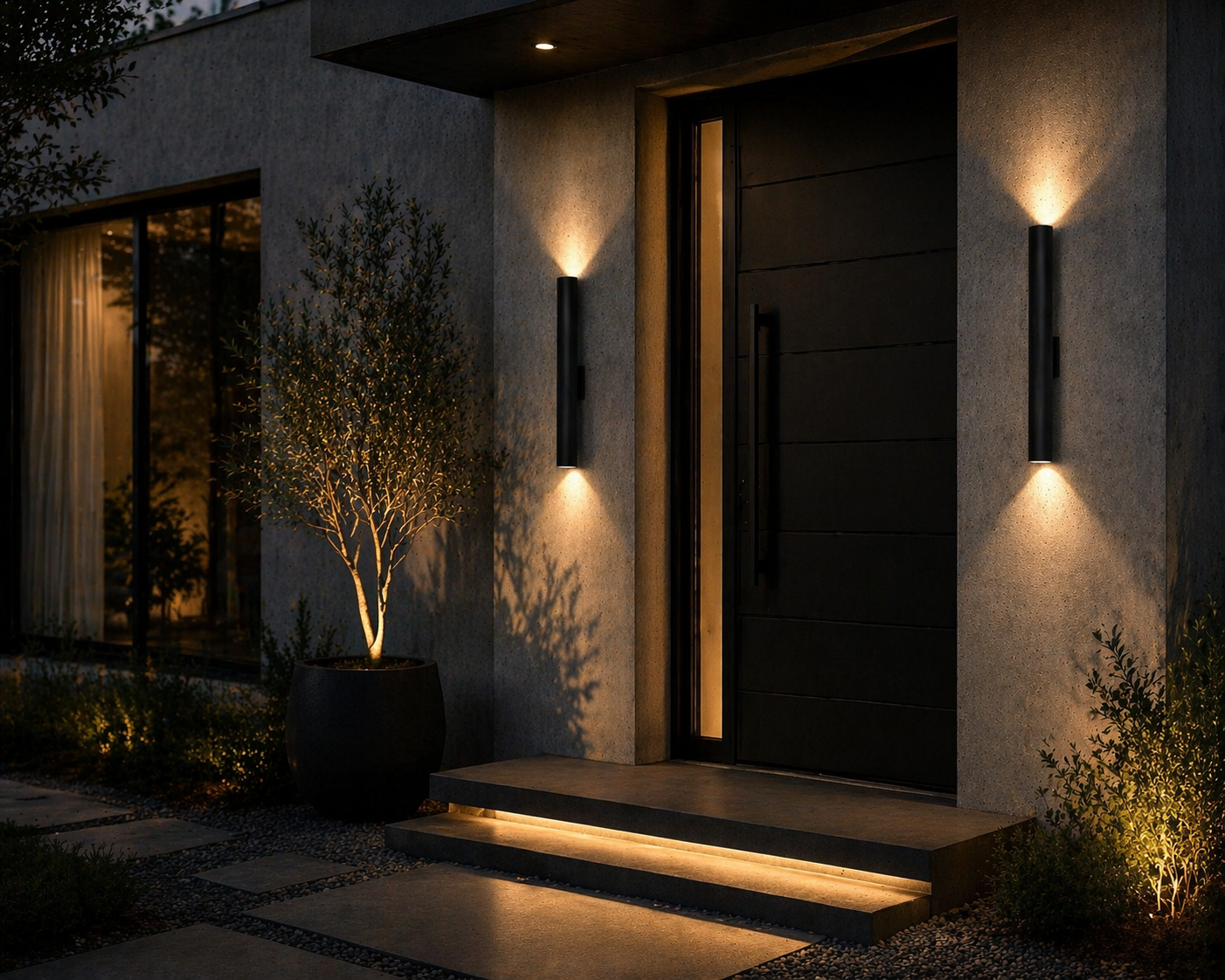 60917653-404B-4A01-BD1D-4BE7C75217C8_1800x1800 Modern Up Down Cylinder Wall Light 60x5cm G9 - Image 1