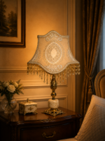 Imperial Guipure Brass Lamp
