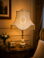 Grand Turkish Guipure Brass Lamp