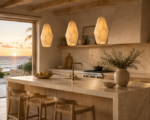 Geometric Natural Alabaster Pendant Light - Image 5